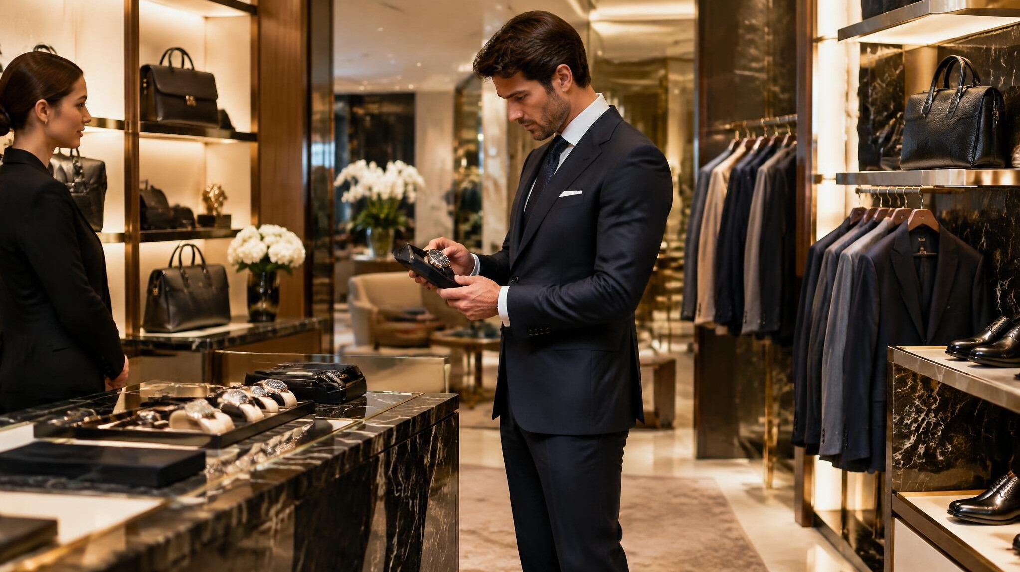 luxury boutique interior